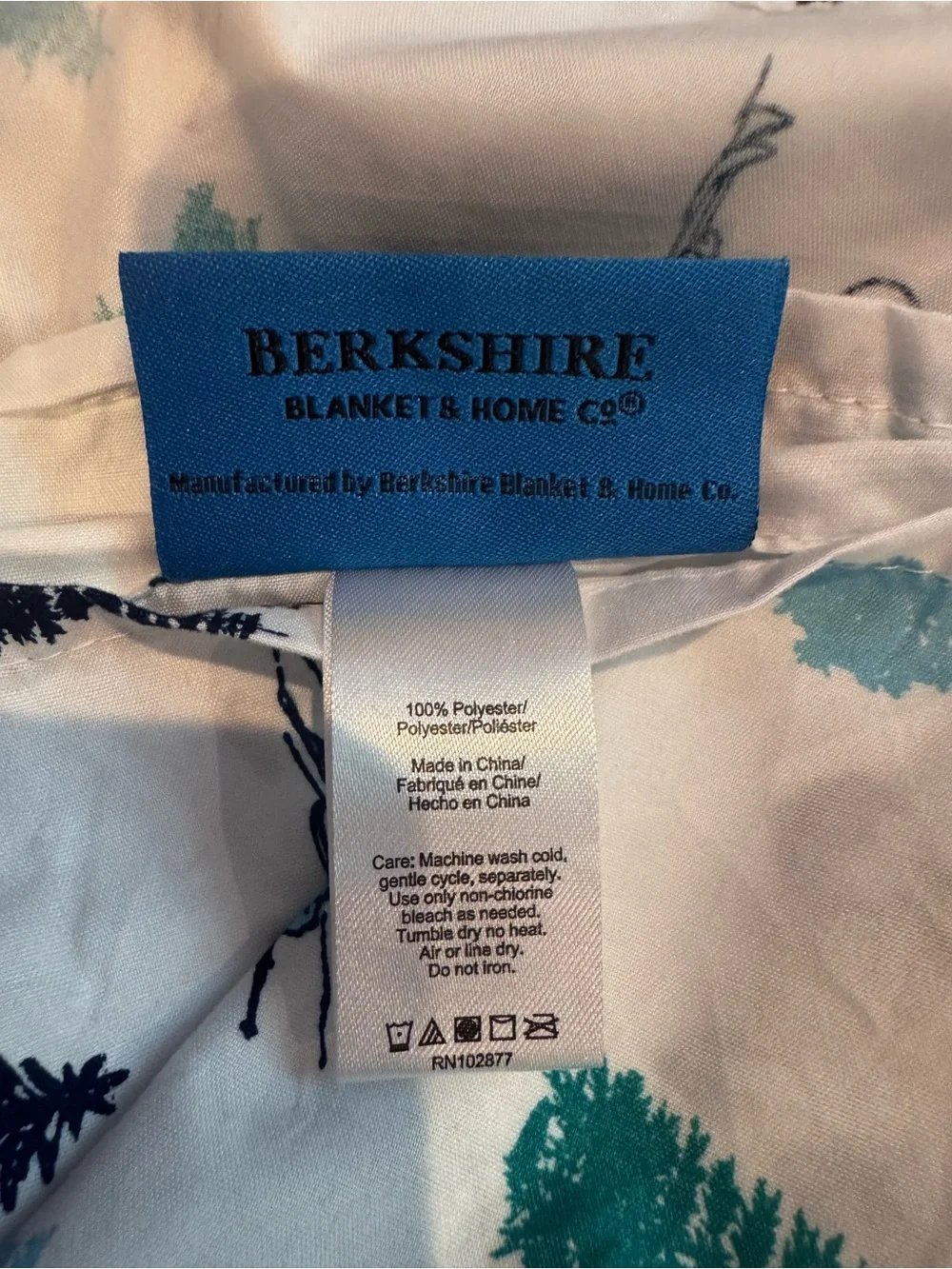 {Berkshire} Blanket Peanuts Snoopy Winter Skiing Full Sheet Set